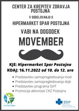 MOVEMBER POSTOJNA